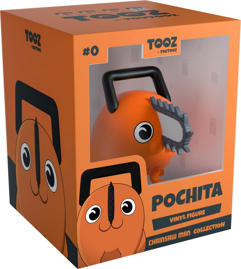 YOUTOOZ POCHITAHAPPY Chainsaw Man: Pochita Happy TV-Show Spiel, Orange/Abendrot im Zickzackmuster (Sunset Chevron), Small