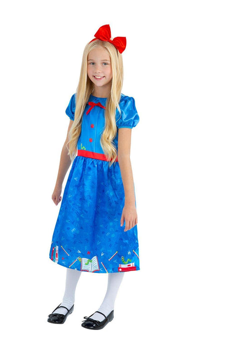 Smiffys 99733 Book Worm Costume, Girls, Blue