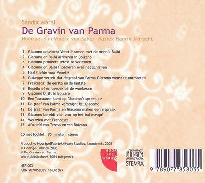 Hoorspel: De Gravin van Parma (CD)