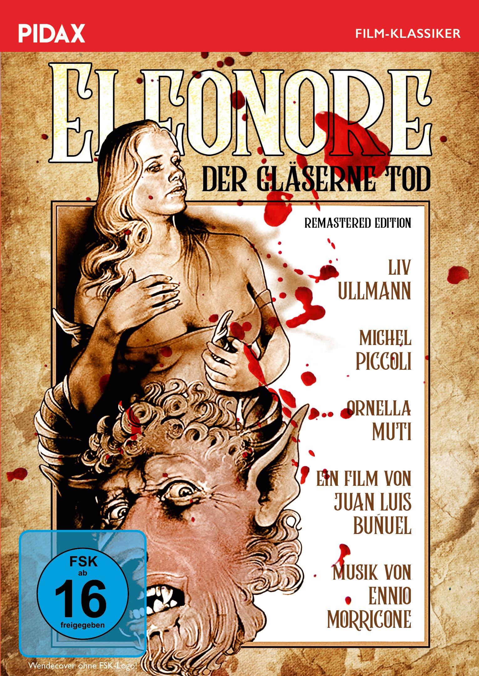 Eleonore - Der gläserne Tod (Léonor) - Remastered Edition / Starbesetzter Gothic-Horrorfilm von Juan Luis Buñuel (Pidax Film-Klassiker