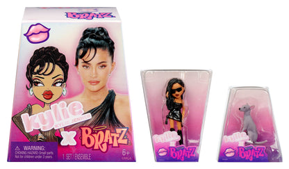 Bratz Mini x Kylie Jenner - Serie 1 - 2 Mini Bratzs en cada paquete - Embalaje ciego que sirve de expositor - Figuras coleccionables para niños y coleccionistas mayores de 6 años