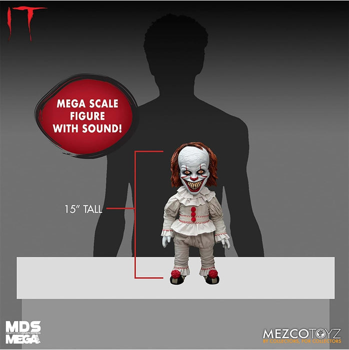 Mezco 15" IT Sinister Pennywise Figure With Sound