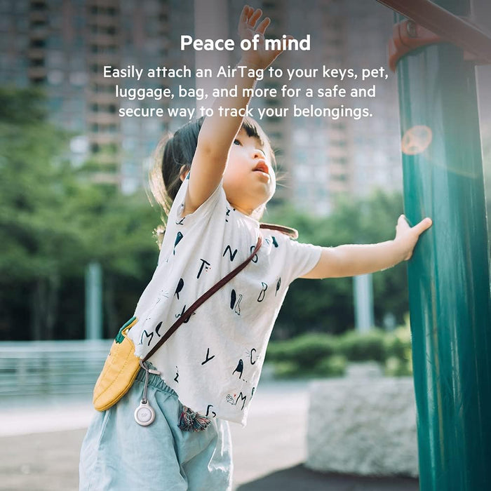 Belkin F8W974 AirTag Case with Strap (Secure Holder Protective Cover for Air Tag with Scratch Resistance Accessory) – White, Tag not included