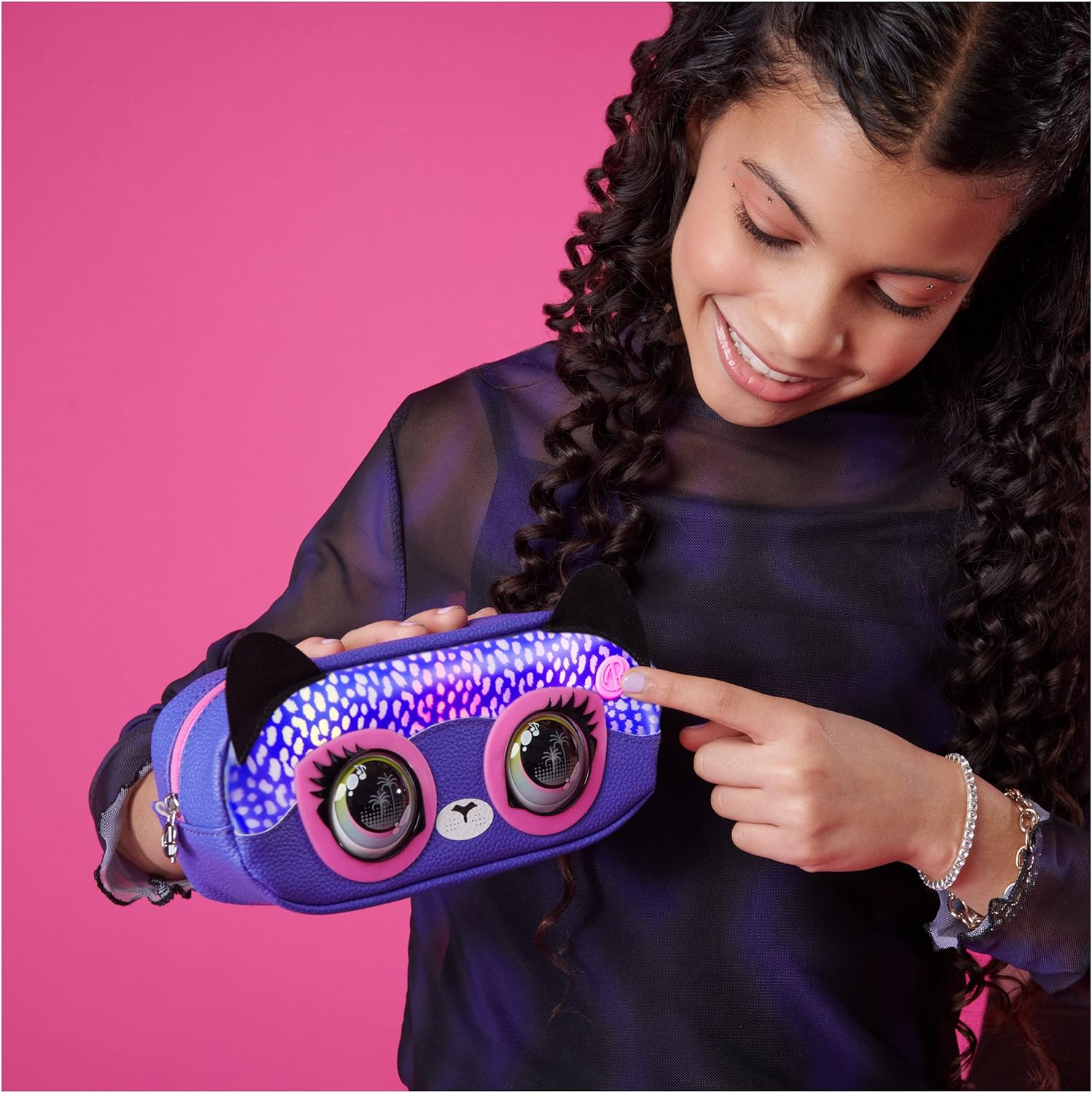 Purse Pets - Heuptasje - Cheetah - Interactief speelgoedtas meer dan 30 geluiden en lichteffecten