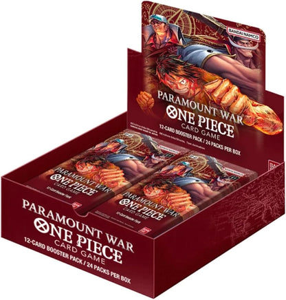 Bandai | One Piece: Paramount War  Booster Display | Trading Card Game | Ages 6+ | 2 Players | 20-30 Minutes Playing Time