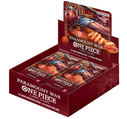 Bandai | One Piece: Paramount War  Booster Display | Trading Card Game | Ages 6+ | 2 Players | 20-30 Minutes Playing Time