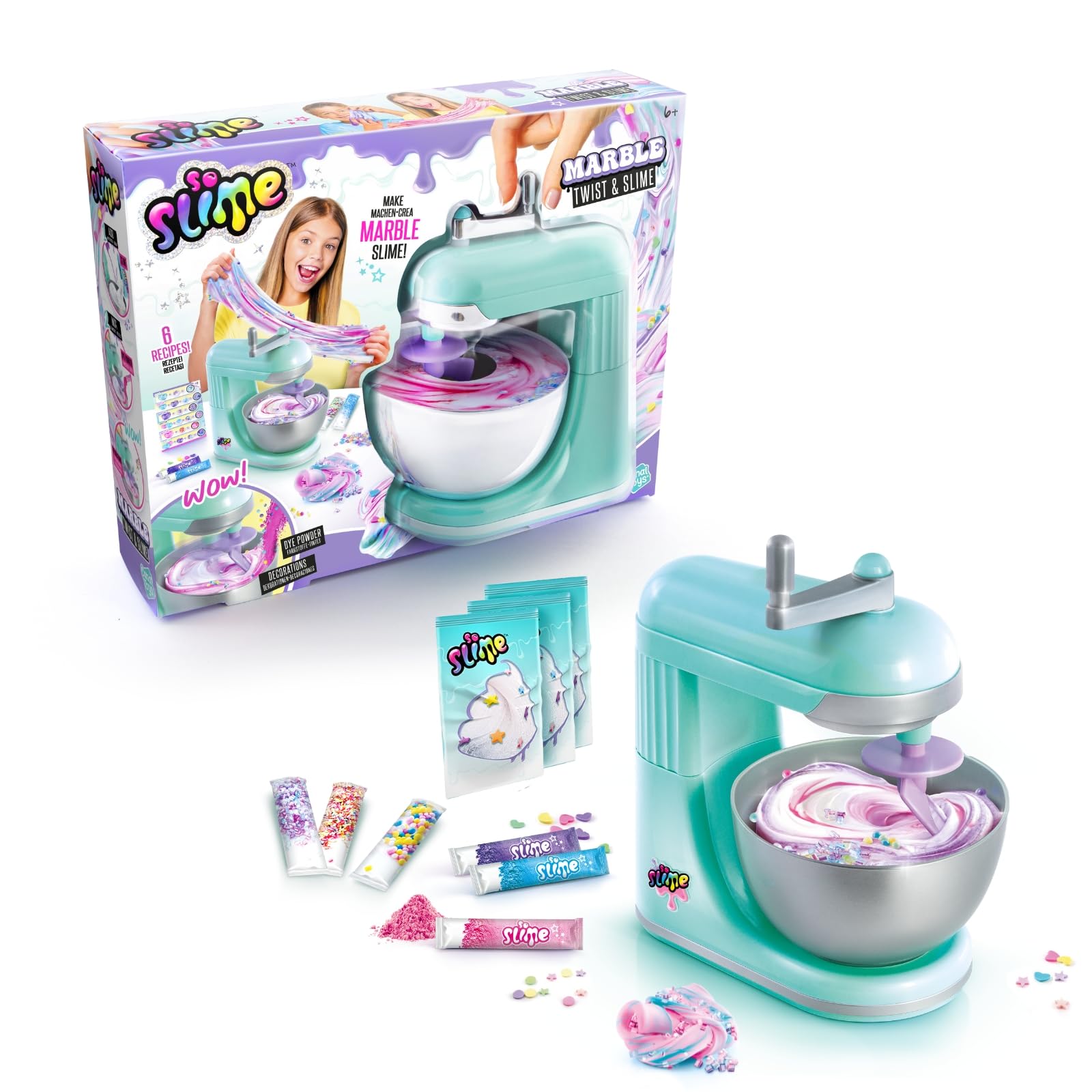 Canal Toys Twist and Slime Mixer N, Teal, One Size