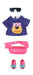 BABY born- Accesorios para Muñecas, sólido, Color Black (Zapf Creation 835654