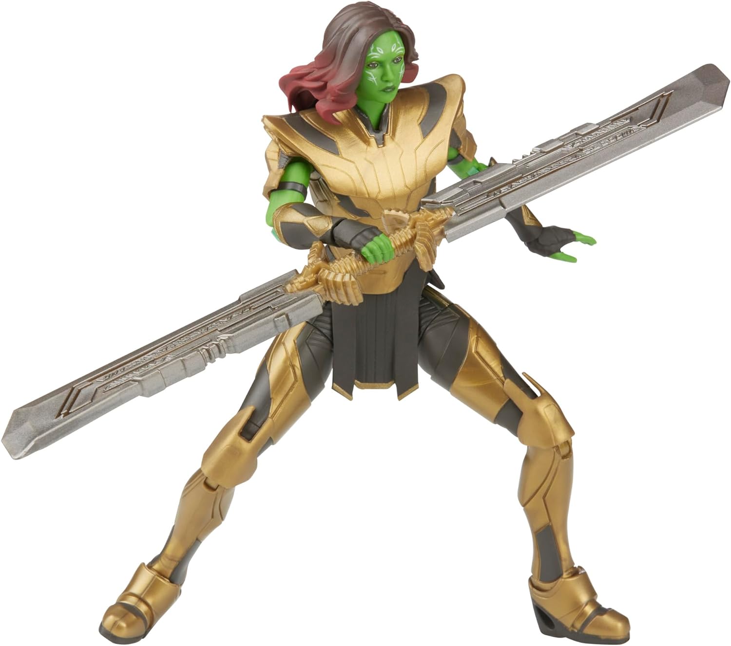 Hasbro Marvel Legends Series Warrior Gamora, What If...? Marvel Legends Action Figures, 6”