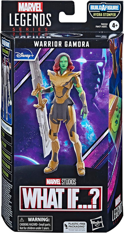 Hasbro Marvel Legends Series Warrior Gamora, What If...? Marvel Legends Action Figures, 6”