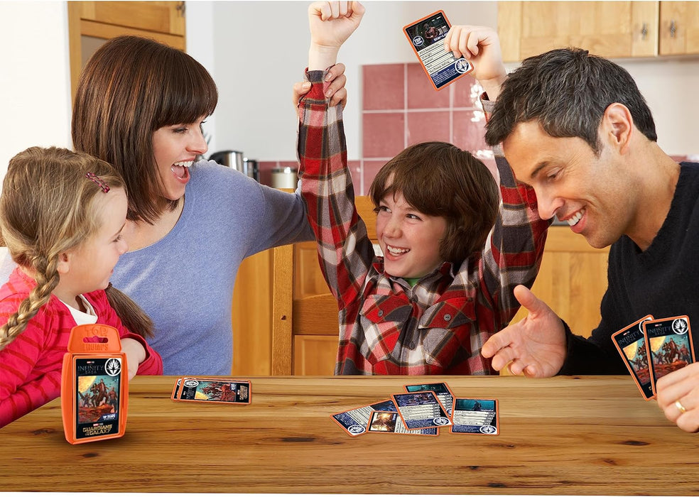 Top Trumps Specials Guardians of the Galaxy Card Game, play with Rocket Raccoon, Baby Groot, Gamora, Drax, Star Lord, Nebula and Thor, educational gift for ages 8 plus