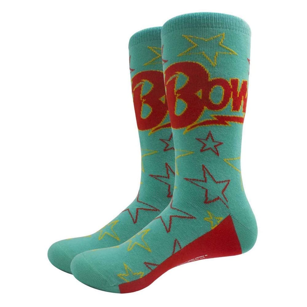 David Bowie Socks Stars Outline Logo Official Mens Green Uk Size 7 - 11