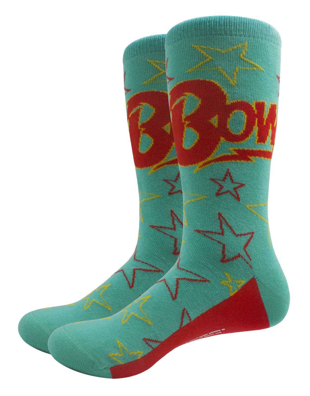 David Bowie Socks Stars Outline Logo Official Mens Green Uk Size 7 - 11