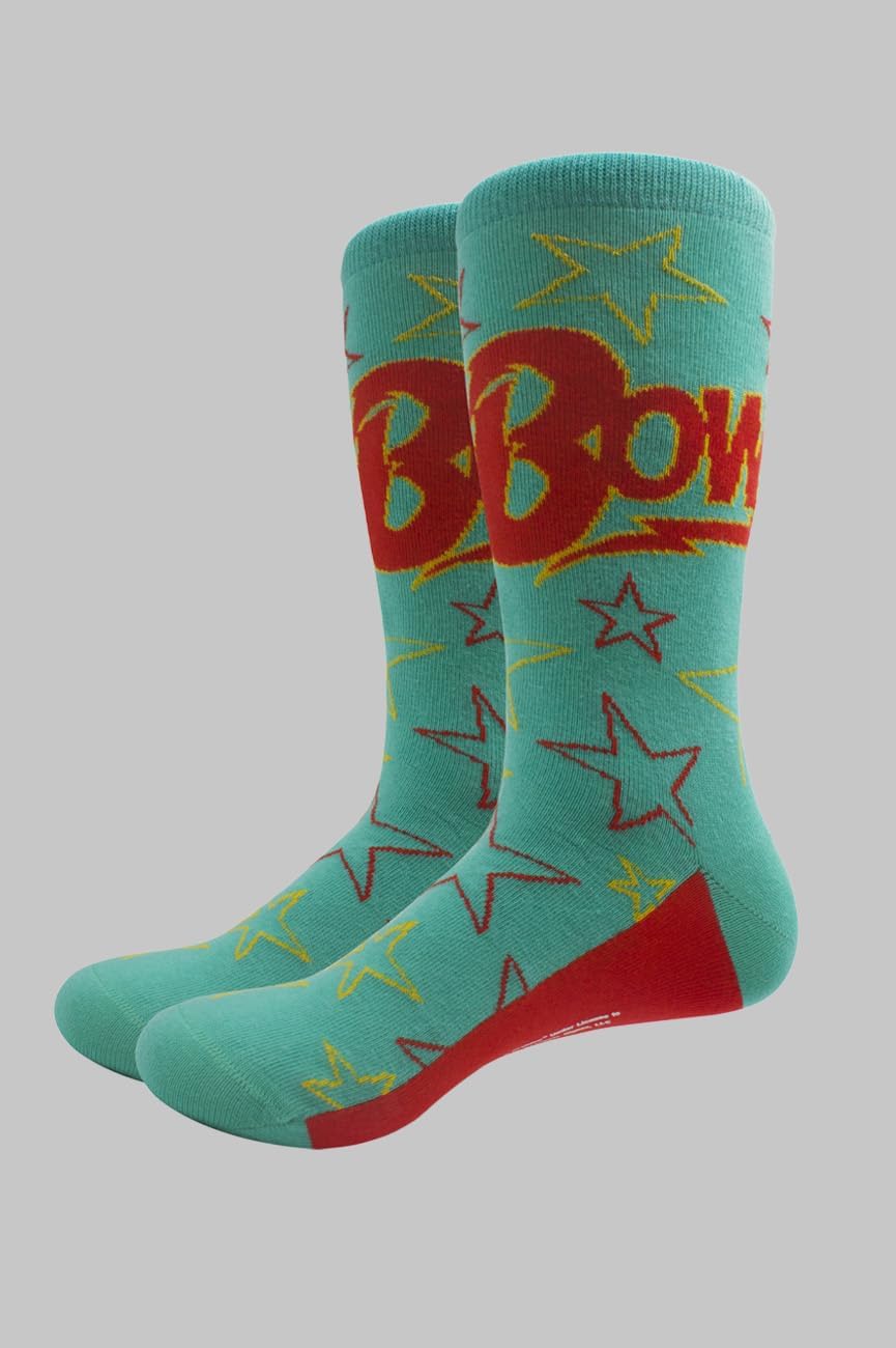 David Bowie Socks Stars Outline Logo Official Mens Green Uk Size 7 - 11
