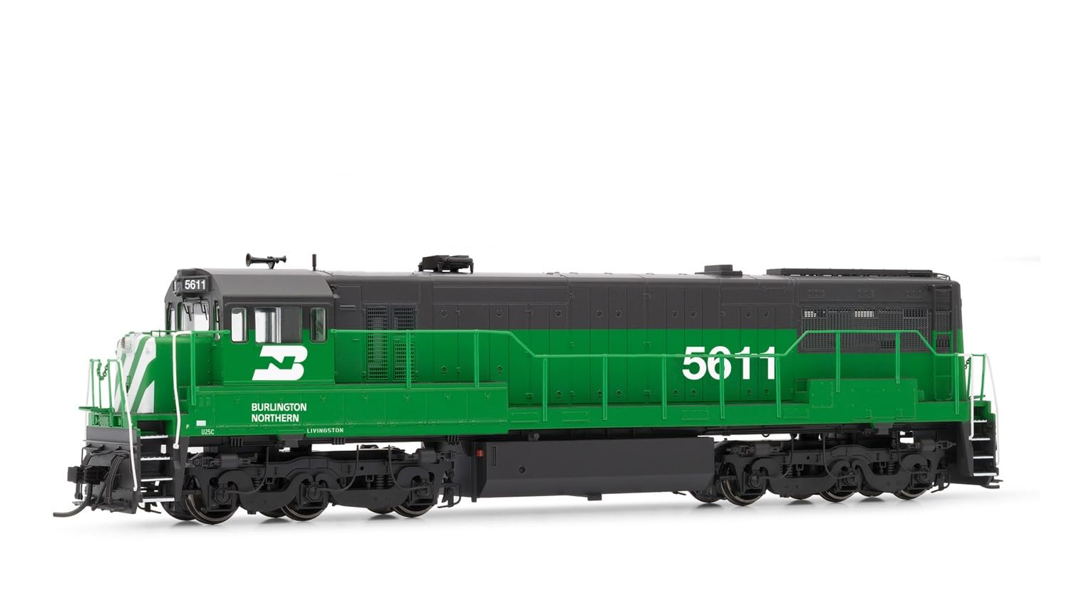 Rivarossi HR2887S Burlington Northern, U 25c Phase II, Laufnummer #1, mit DCC Sounddecoder Diesellokomotive
