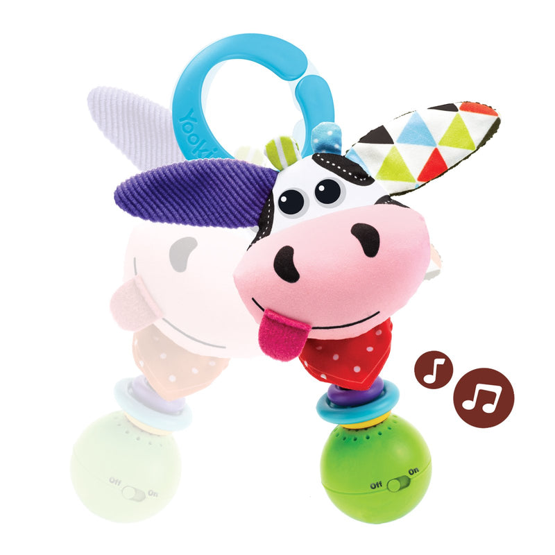 YOOKIDOO - 40132 - Rattle - Cow