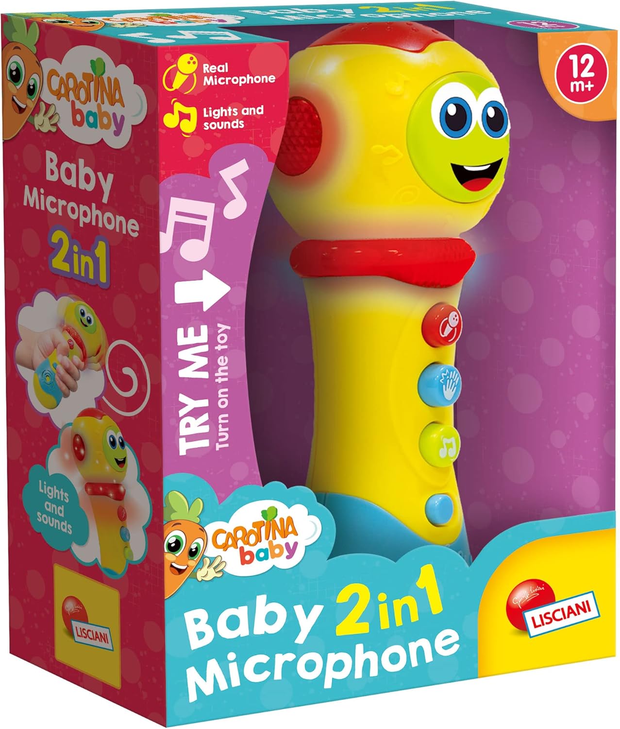 Liscianigiochi CAROTINA BABY - BABY MICROPHONE 2 IN 1