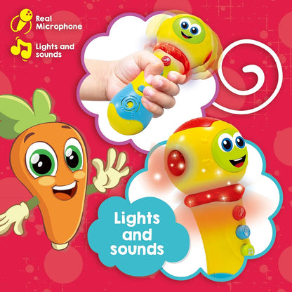 Liscianigiochi CAROTINA BABY - BABY MICROPHONE 2 IN 1