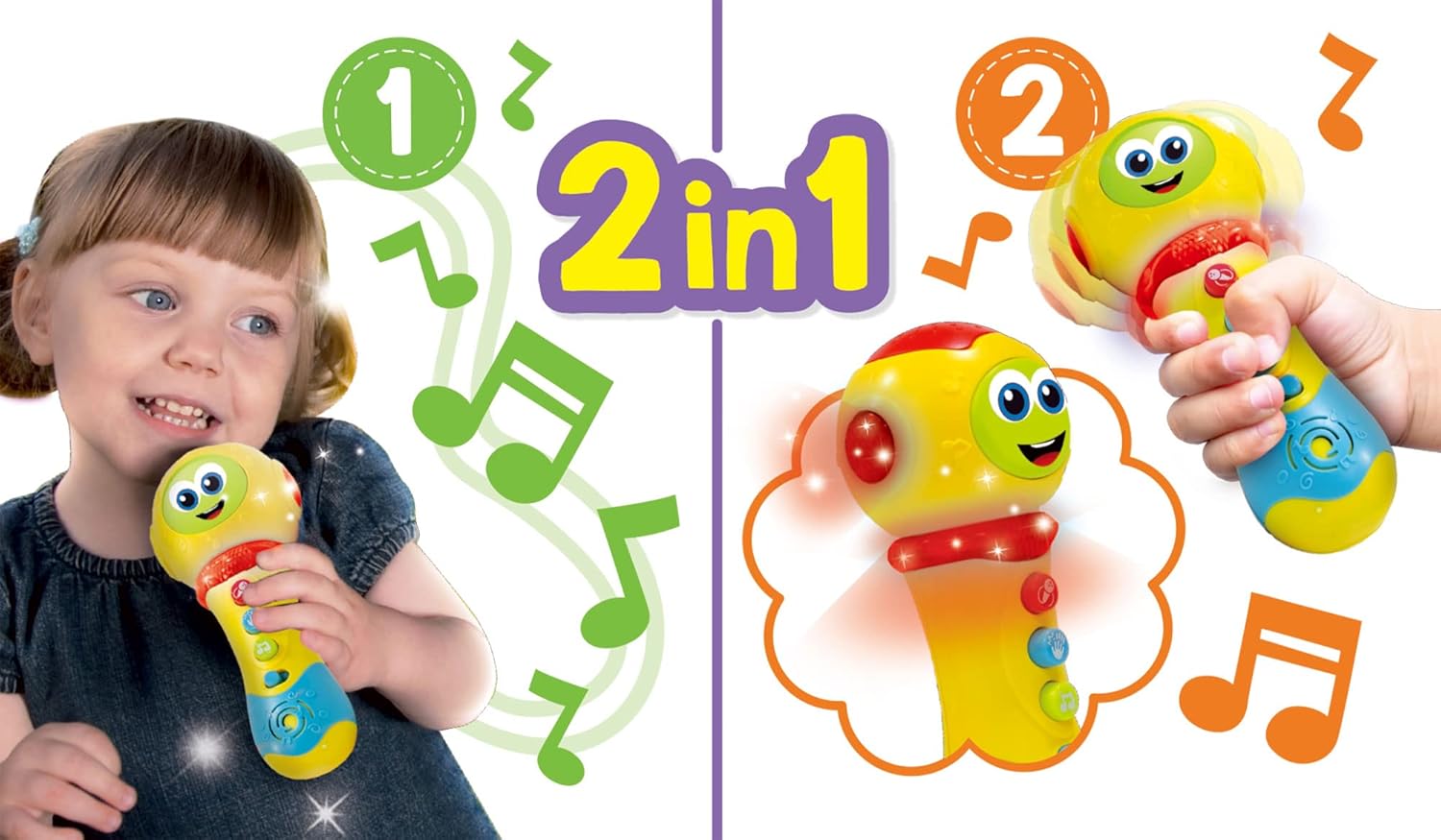 Liscianigiochi CAROTINA BABY - BABY MICROPHONE 2 IN 1