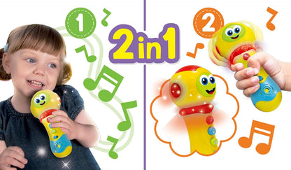 Liscianigiochi CAROTINA BABY - BABY MICROPHONE 2 IN 1