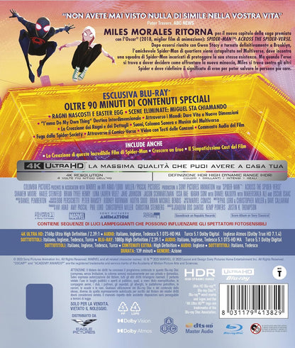 Spider-Man: Across The Spider-Verse - 4K (Bd 4K + Bd Hd) + Card