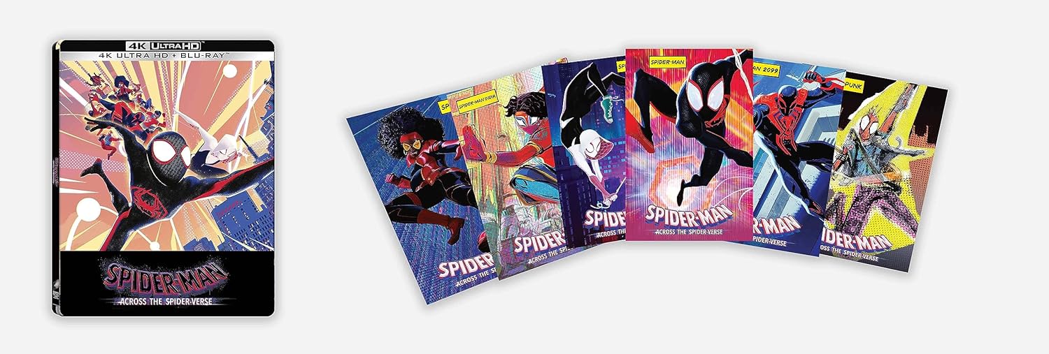 Spider-Man: Across The Spider-Verse - 4K Steelbook (Bd 4K + Bd Hd) + 6 Card