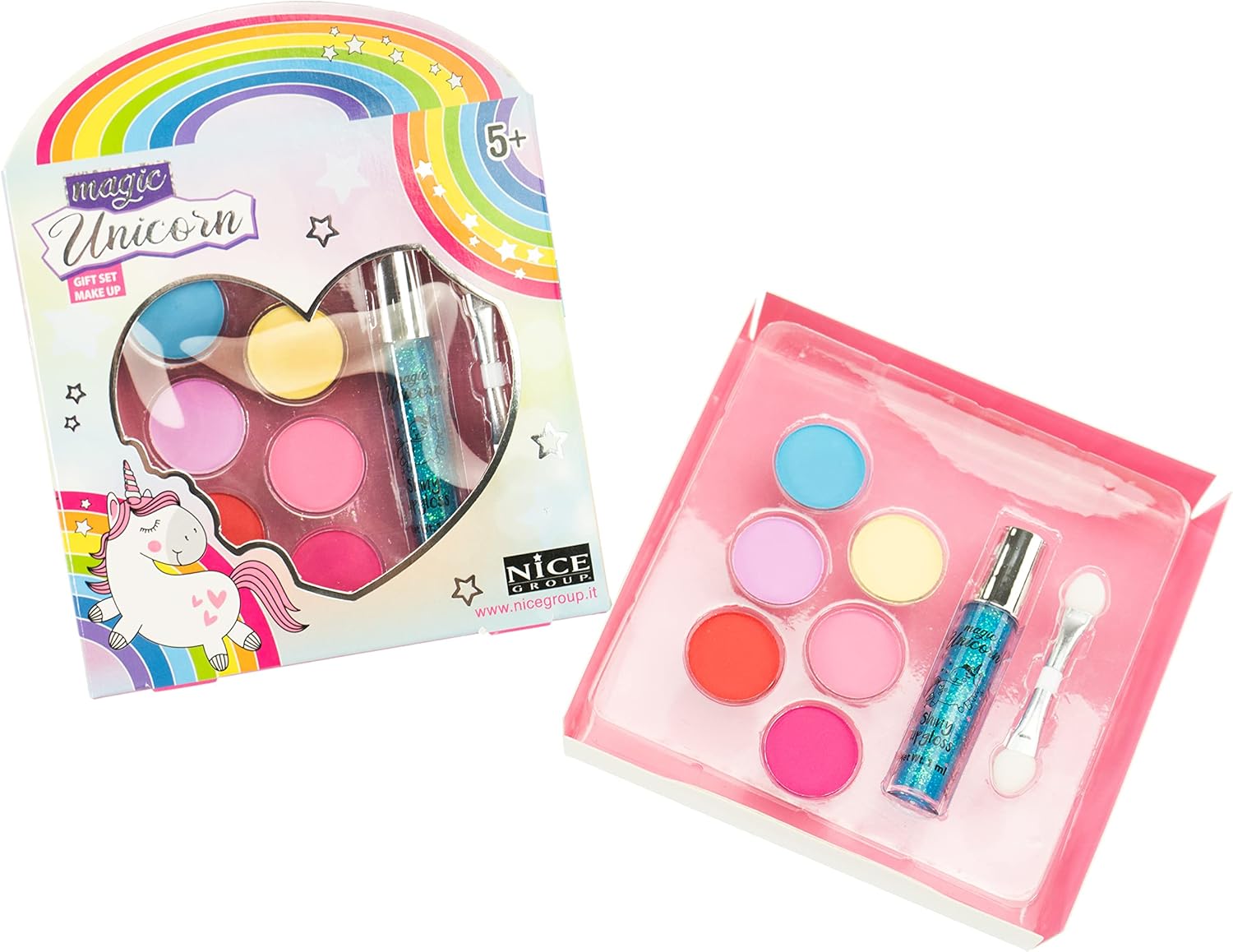 MAGIC UNICORN 16005 Nice Group Gift Set, 1 Box Make Up Unicorn Style Assorted Surprise Nail or Face Kit, Multicolour, Taglia Unica