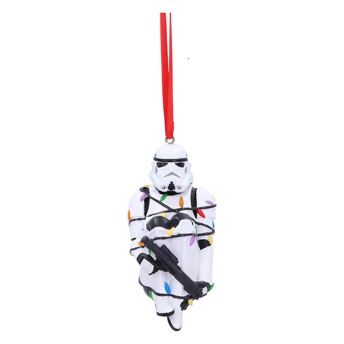 Nemesis Now Stormtrooper In Lights Hanging Ornament 9cm, Resin, Officially Licensed Original Stormtrooper Merchandise, Stormtrooper In Lights Hanging Ornament, Cast in the Finest Resin, Hand-Painted