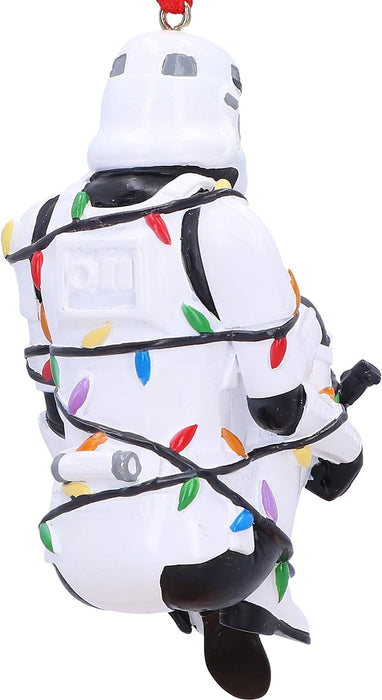Nemesis Now Stormtrooper In Lights Hanging Ornament 9cm, Resin, Officially Licensed Original Stormtrooper Merchandise, Stormtrooper In Lights Hanging Ornament, Cast in the Finest Resin, Hand-Painted