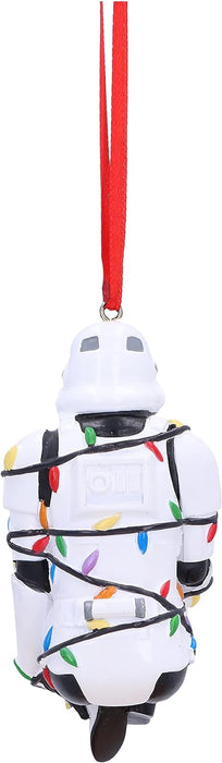 Nemesis Now Stormtrooper In Lights Hanging Ornament 9cm, Resin, Officially Licensed Original Stormtrooper Merchandise, Stormtrooper In Lights Hanging Ornament, Cast in the Finest Resin, Hand-Painted