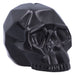 Nemesis Now Geometric Money Box 11.6cm, Ceramic, Black Geometric Skull Ornament, Money Box