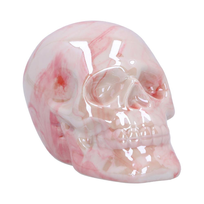 Marbellum Pink Marble Skull (Small) 7Cm