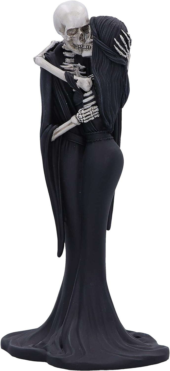 Nemesis Now Eternal Kiss 24cm, Resin, Gothic Wedding Giftware, Skeleton Kiss Figurine, Cast in the Finest Resin, Hand-Painted