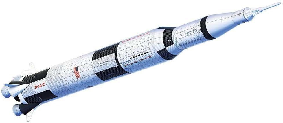Ravensburger 3D Puzzle 11545 - Apollo Saturn V Rakete - 440 Puzzleteile - Für alle Weltraum Fans ab 8 Jahren