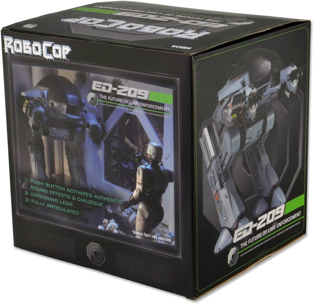 Neca - Figura de acción- Deluxe Boxed Action Set Figura ED-209, Multicolor, 25 cm (42055