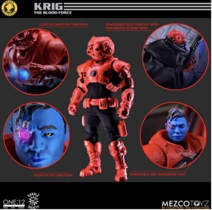Mezco KRIG - ASSAULT ON KRIG-13 SQUADRON BUILDER SET 2-PACK ONE:12 COLLECTIVE RUMBLE SOCIETY UK EXCLUSIVE
