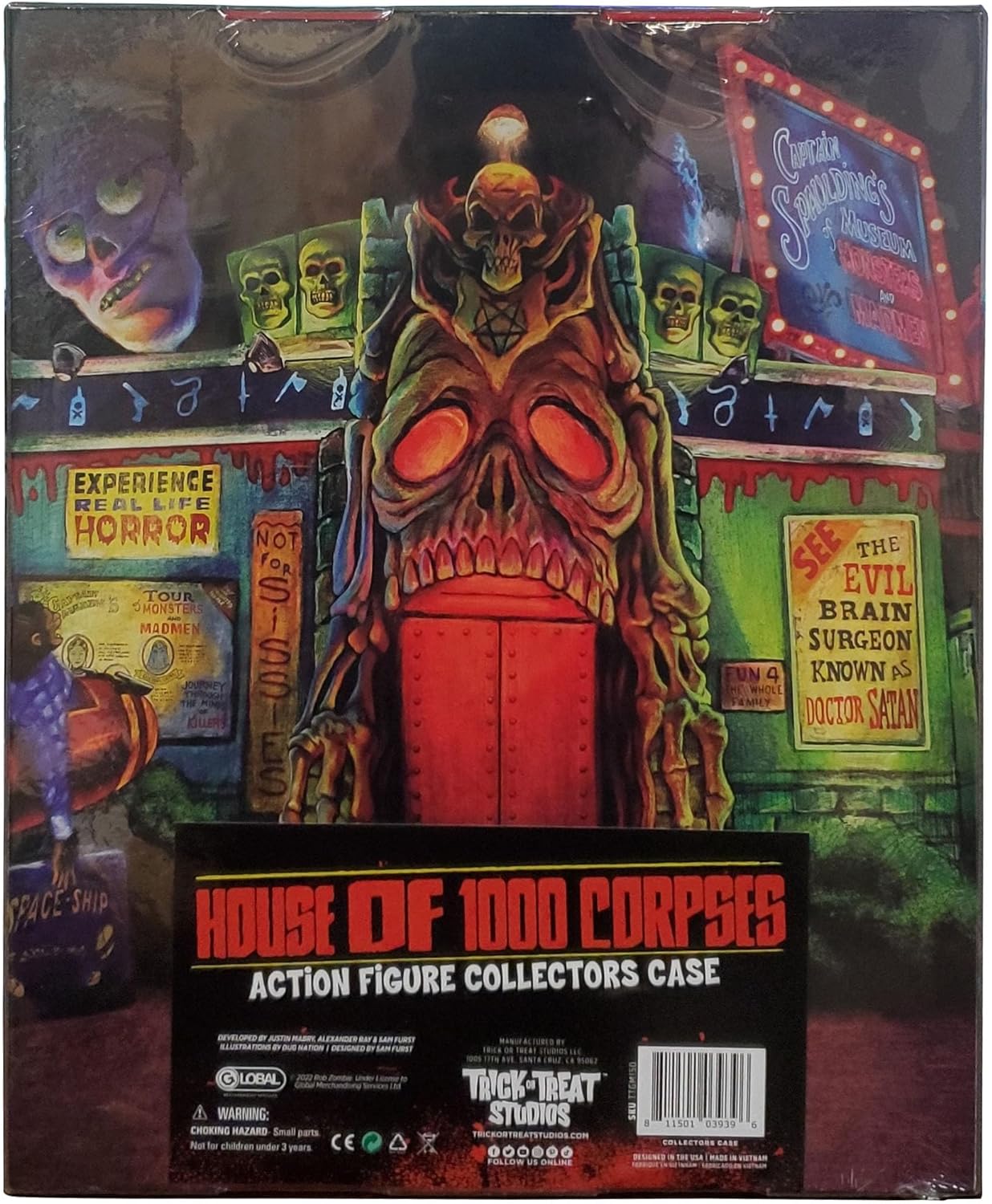Trick Or Treat Studios House of 1000 Corpses Action Figure Collectors Case