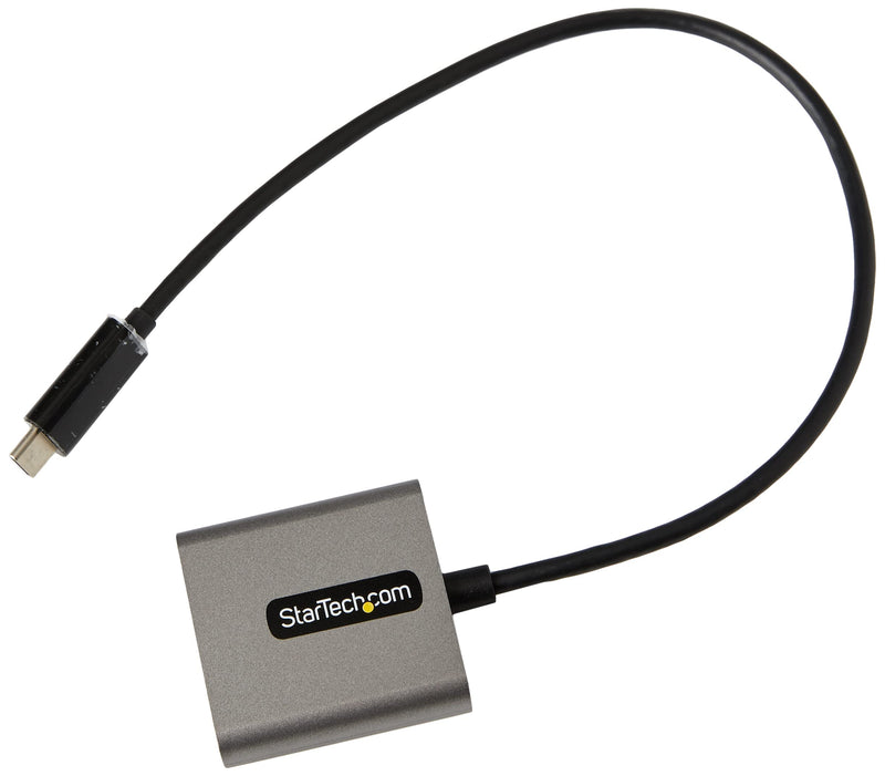 StarTech.com USB C to DVI Adapter - 1920x1200 USB Type C to DVI-D Display/Monitor Video Converter, USB-C Dongle, Thunderbolt 3 Compatible, 12" Attached Cable - Upgraded Version of CDP2DVI (CDP2DVIEC