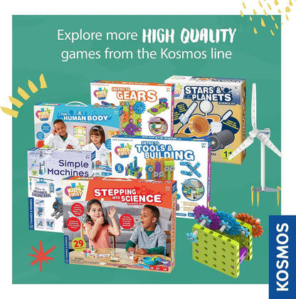 Thames & Kosmos, 260830, Human Body Anatomy Model, 37 Parts with Stand and Guide Book, Build Your Own Human Body, Nature Discovery Range, Ages 8+