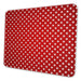 Mouse Pad Customized Mousepad Non-Slip Rubber Base Mouse Pads for Computers Laptop Office Desk Accessories White Stars Red Background Mouse Pad