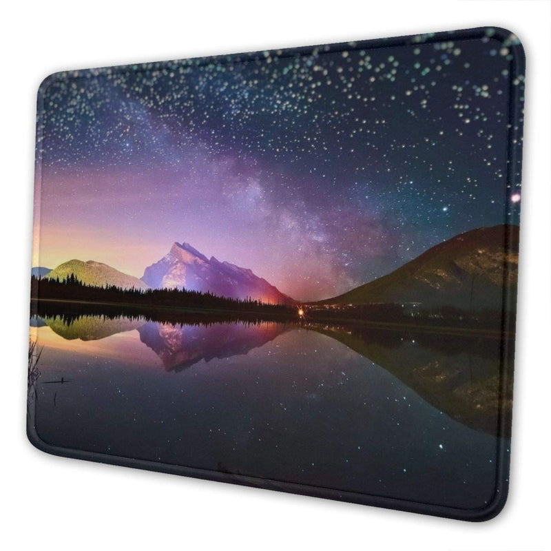 Mouse Pad Customized Mousepad Non-Slip Rubber Base Mouse Pads for Computers Laptop Office Desk Accessories Stars Reflected in A Mountain Lake Mouse Pad