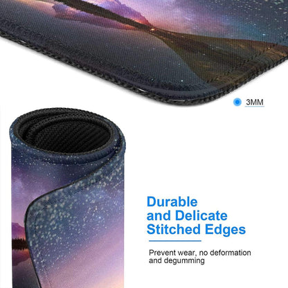Mouse Pad Customized Mousepad Non-Slip Rubber Base Mouse Pads for Computers Laptop Office Desk Accessories Stars Reflected in A Mountain Lake Mouse Pad