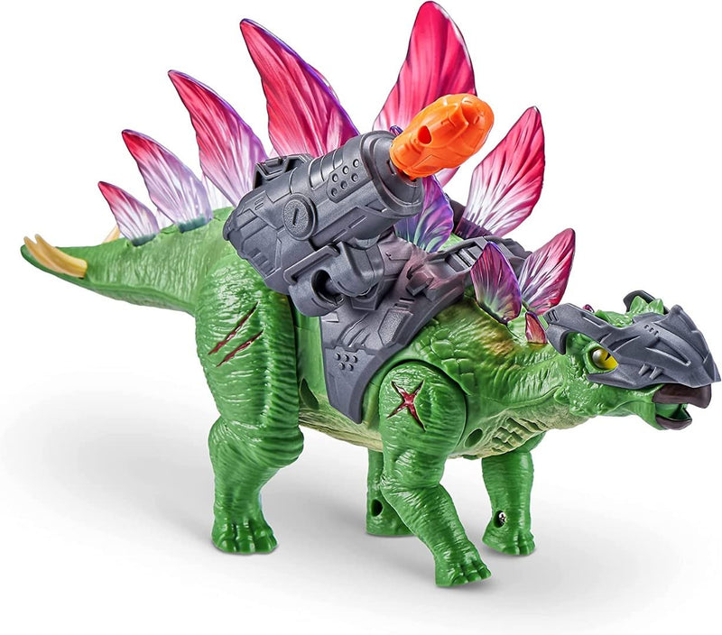 Robo Alive Dino Wars Raptor Toy, Robotic Toy, Realistic Dinosaur Movement, Battle Armor (Stegosaurus