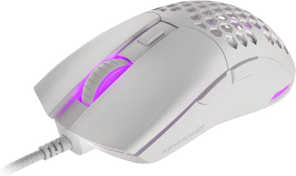 GENESIS Krypton 750 RGB 8000DPI Ultra-light White Gaming Mouse