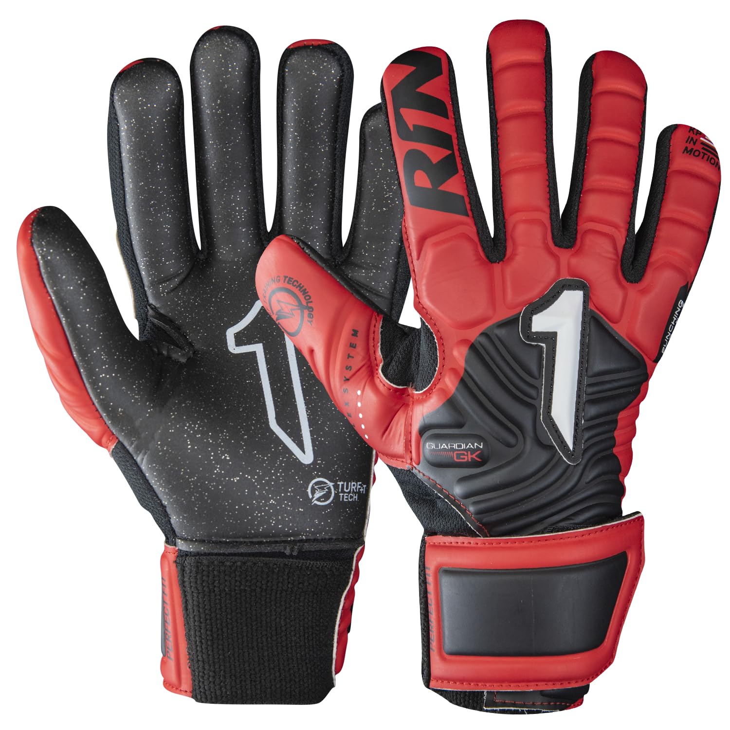 Children`S Goalkeeper Gloves Rinat Guardian Gk  Black (Size: 3)