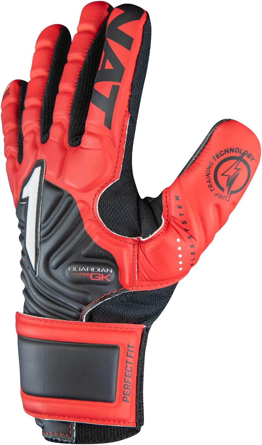 Children`S Goalkeeper Gloves Rinat Guardian Gk  Black (Size: 3)