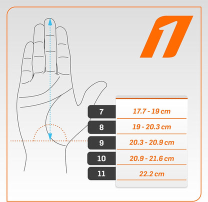 Goalkeeper Gloves Rinat Kratos Turf Dark Orange (Size: 7)