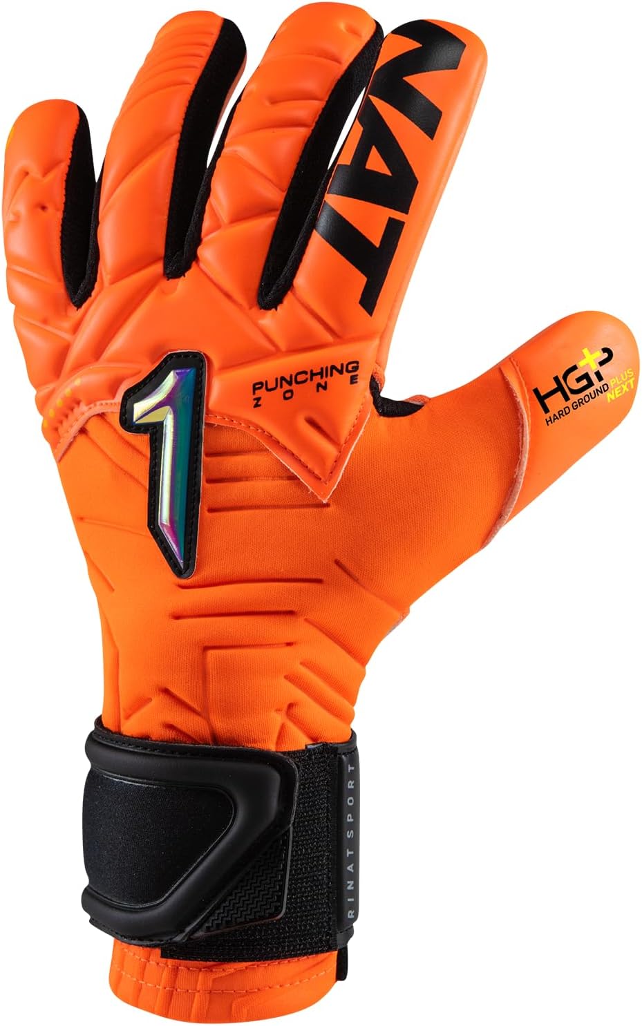 Goalkeeper Gloves Rinat Kratos Turf Dark Orange (Size: 7)