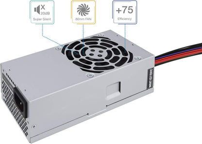 TooQ TQEP-TFX500S-O - 500 W Ecopower II Power Supply TFX 12 V V1.3 OEM Silent Fan