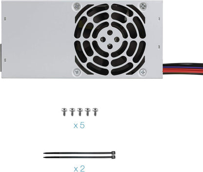 TooQ TQEP-TFX500S-O - 500 W Ecopower II Power Supply TFX 12 V V1.3 OEM Silent Fan